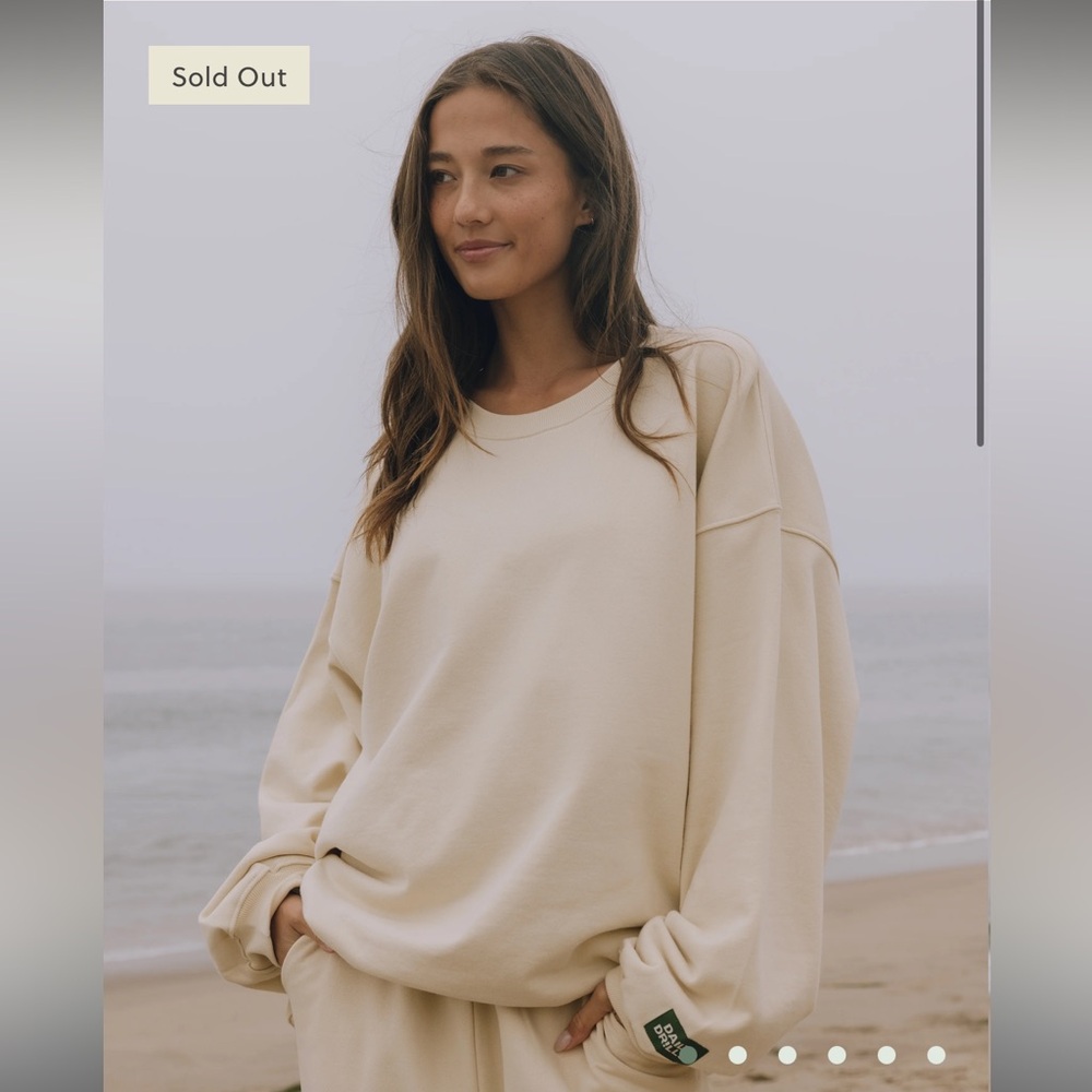 Daily Drills Sand Crewneck Unisex M/L